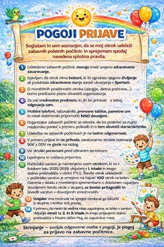Poletno počitniško varstvo 2026_POGOJI
